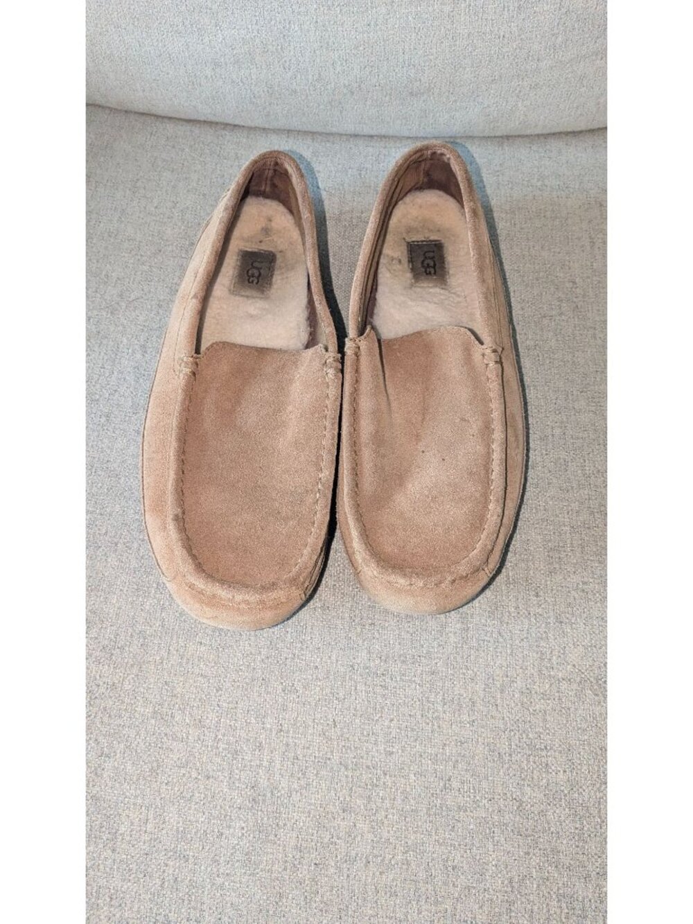 Ugg Men's Alder Suede Slippers/loafers men Size 10 Chesnut